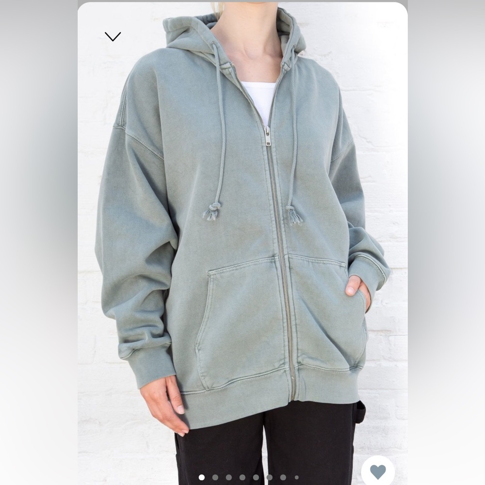 Christy hoodie oversized fit- Dark Sage Green